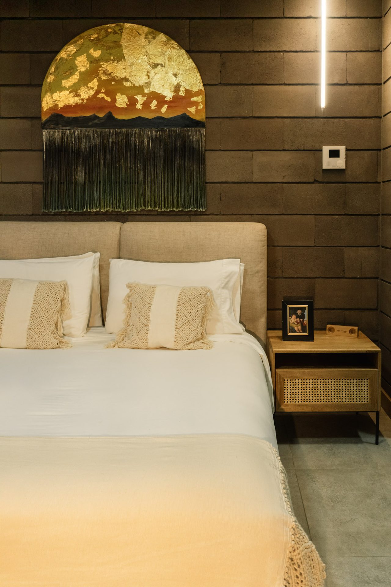 Habitación Luna con arte