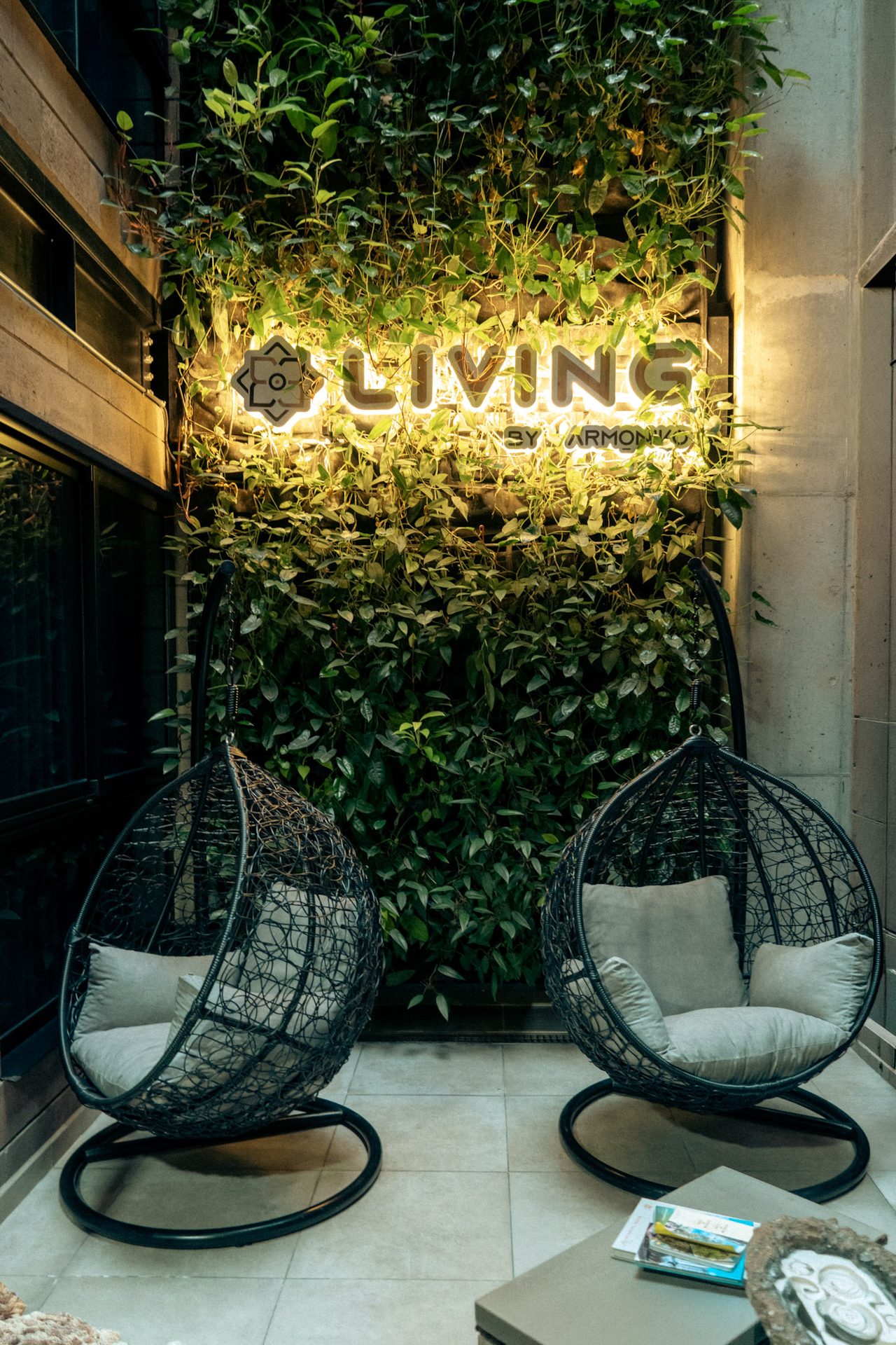 Lobby y entrada de Living by Armóniko