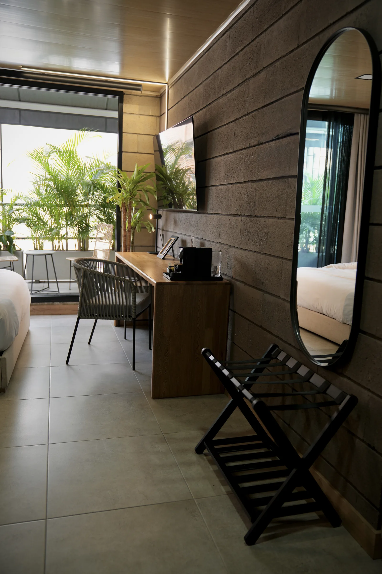 Terraza jardín exterior habitación 305